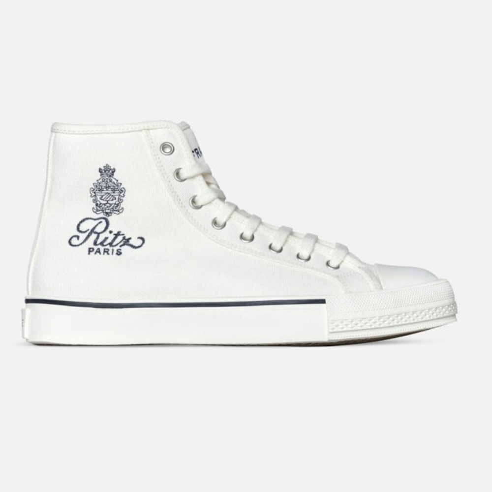 Ritz Unisex High Top Sneakerin Blanc
